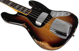 Fender Custom Shop Limited Custom Jazz Bass, Heavy Relic, Faded Aged 3-Color Sunburst