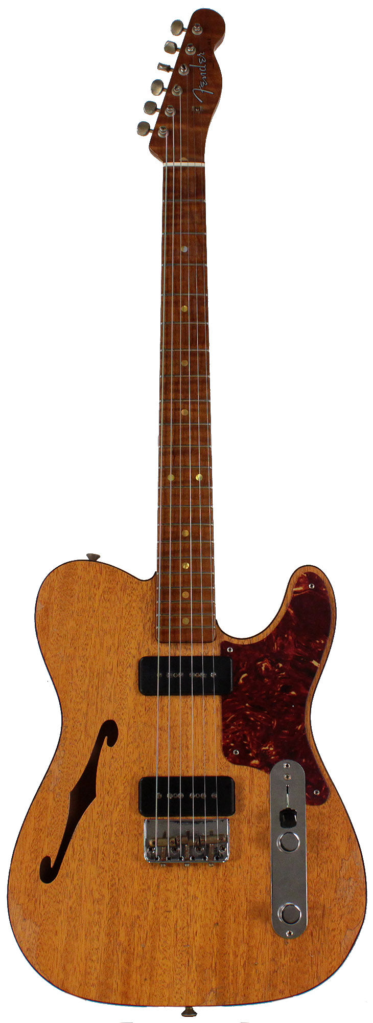 アベフトシ風 テレキャスター エクスワイア P90 レリック Fender Custom Shop Limited P-90 Tele Thinline Relic, Aged Natural