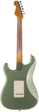 Fender Custom Shop Postmodern Strat Journeyman Relic W/ Cc Hardware, Faded Aged Sage Green Metallic