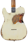 Fender Custom Shop Ltd Heavy Relic Reverse Custom HS Tele, Olympic White o/ 3TS
