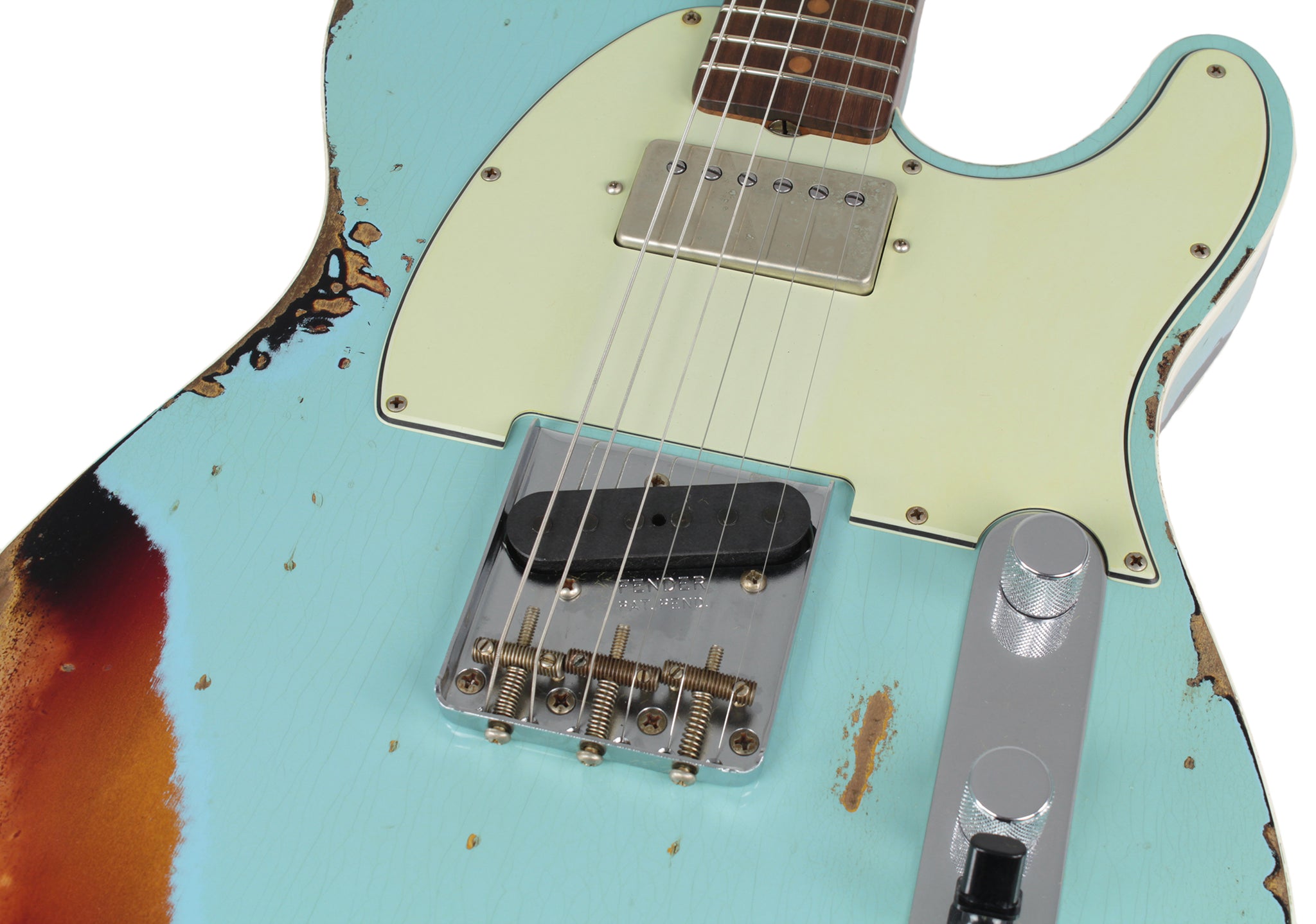 Fender Custom Shop Ltd Heavy Relic Reverse Custom HS Tele, Daphne