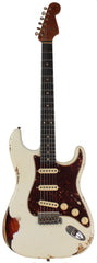 Fender Custom Shop Limited Roasted Poblano Strat, Heavy Relic, Aged Olympic White over 3TS