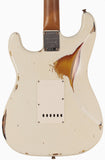 Fender Custom Shop Limited Roasted Poblano Strat, Heavy Relic, Aged Olympic White over 3TS