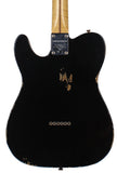 Fender Custom Shop Ltd Relic Double Esquire Special, Black w/Silver Sparkle