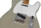 Fender Custom Shop Ltd Relic Double Esquire Special, Black w/Silver Sparkle