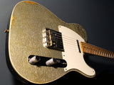 Fender Custom Shop Ltd Relic Double Esquire Special, Black w/Silver Sparkle