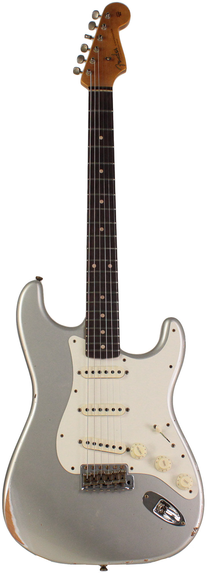 Fender Custom Shop Limited 1959 Stratocaster, Relic, Aged Inca Silver ...