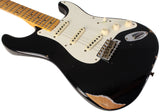 Fender Custom Shop Limited 1957 Stratocaster Relic Guitar, Aged Black
