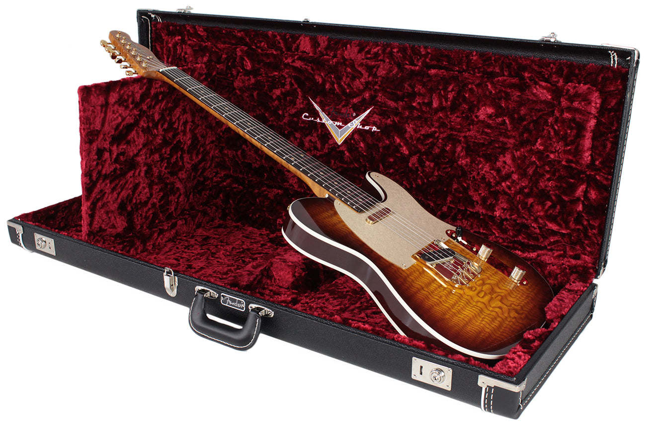 Т*А様 fender custom telecaster オマージュ　ハカラン Fender Custom Shop Artisan Tamo Ash Telecaster - Chocolate Fade