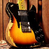 Fender Custom Shop Limited '70's HS Tele Custom, Heavy Relic, Aged, Faded 3 Tone Sunburst