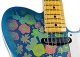 Fender Custom Shop LTD Double Esquire Thinline Custom Relic, Blue Flower