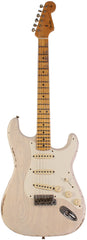 Fender Custom Shop 1957 Stratocaster Relic Guitar, Aged White Blonde