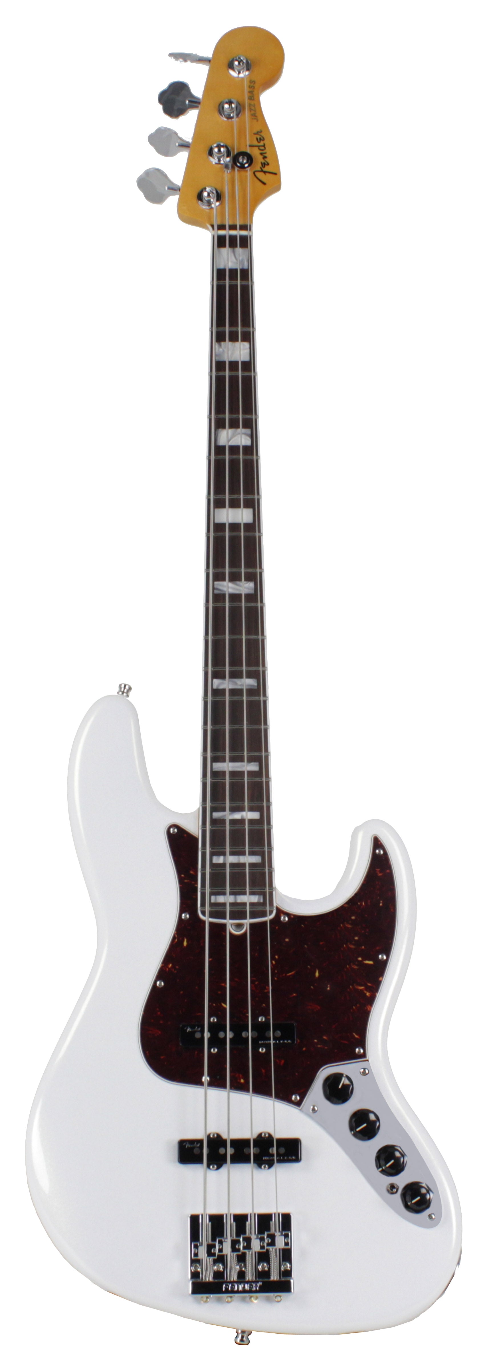 Fender American Ultra Jazz Bass, Rosewood, Artic Pearl | Humbucker