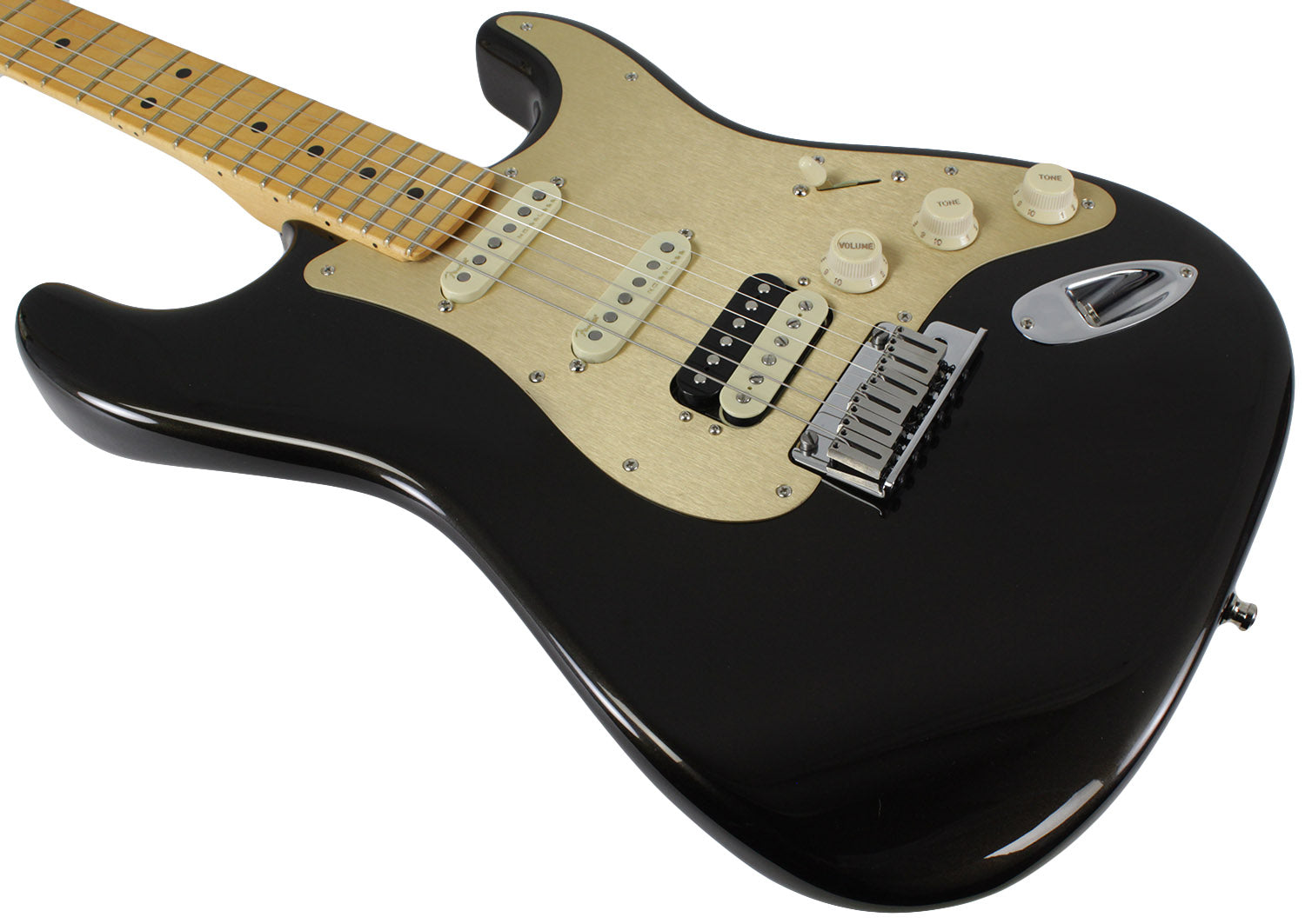 Fender American Ultra Stratocaster HSS, Maple, Texas Tea