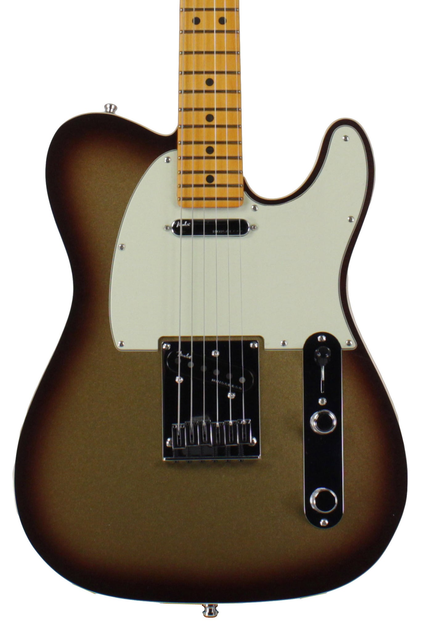 Fender American Ultra Telecaster, Maple, Mocha Burst | Humbucker Music