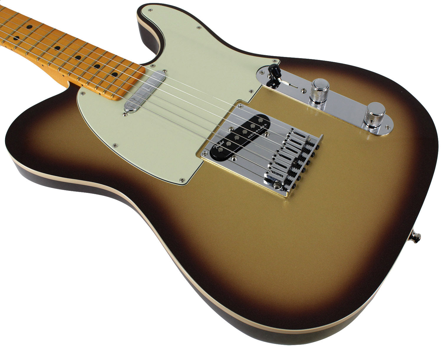 Fender American Ultra Telecaster, Maple, Mocha Burst | Humbucker Music