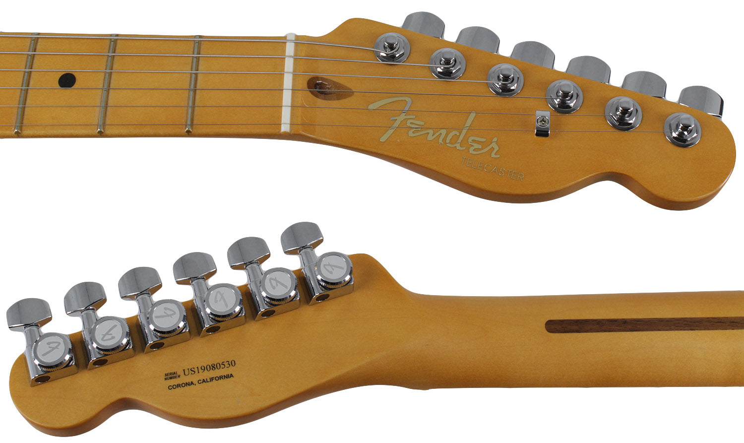 Fender American Ultra Telecaster, Maple, Mocha Burst | Humbucker Music