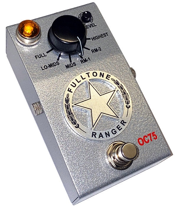 boutique boost pedal Fulltone Custom Shop Limited Edition Ranger OC75 Treble Boost Pedal