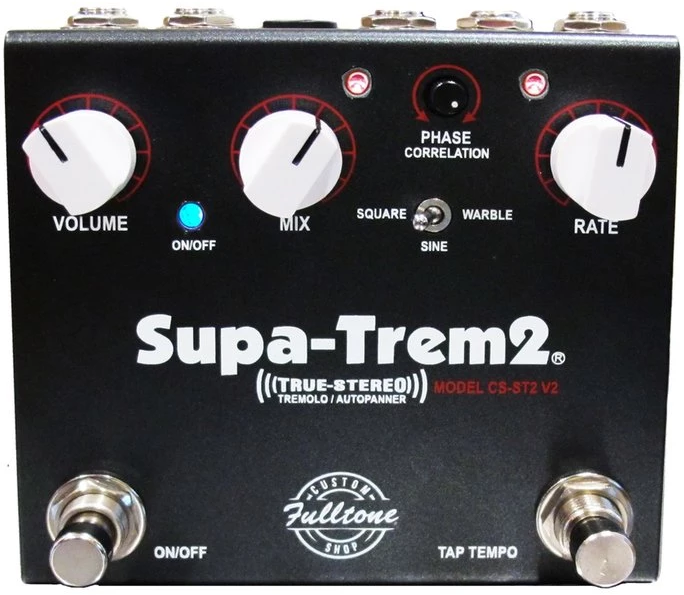stereo tremolo pedal Fulltone Custom Shop Supa-Trem 2 V2 Tremolo Pedal