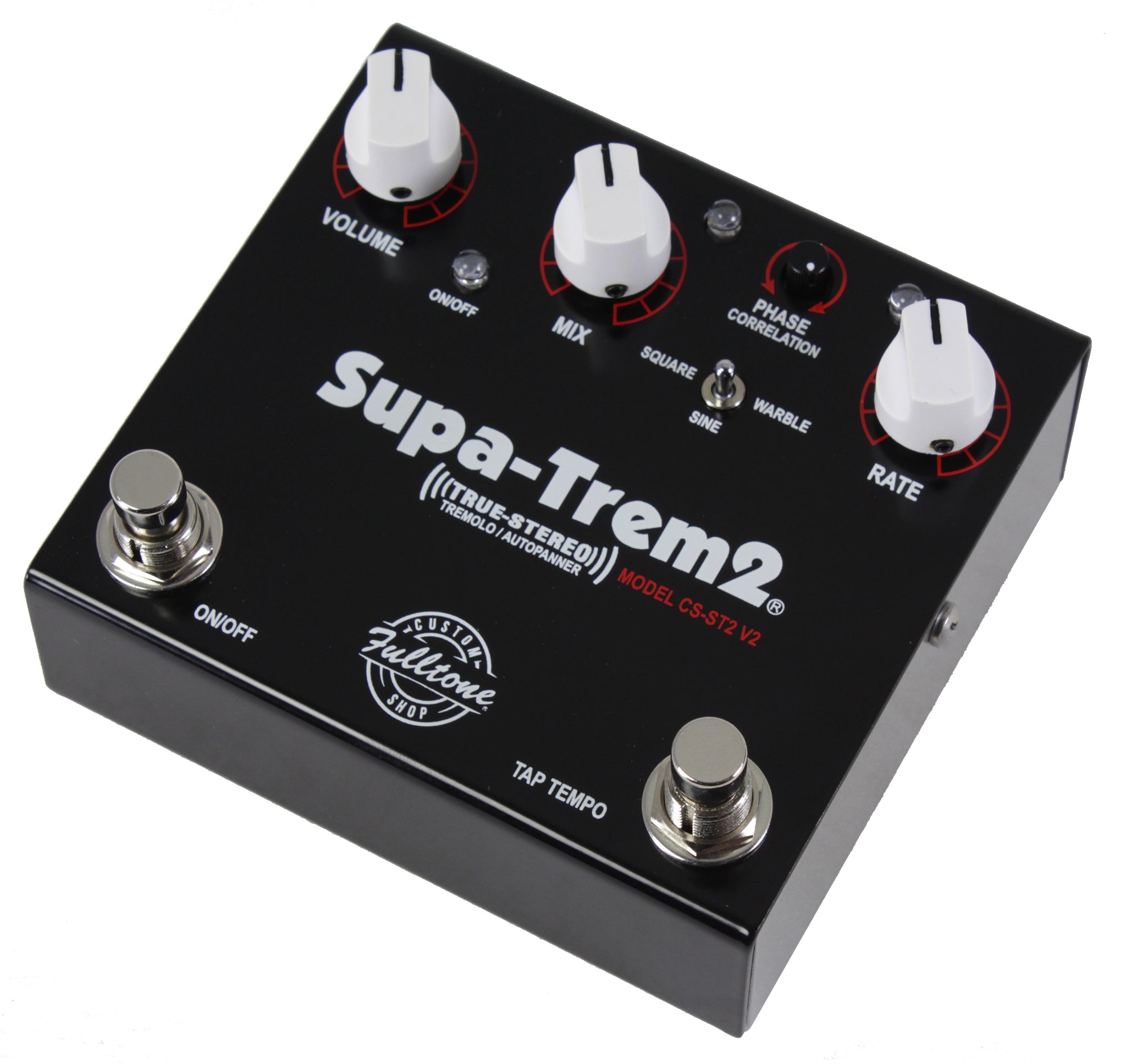 stereo tremolo pedal Fulltone Custom Shop Supa-Trem 2 V2 Tremolo Pedal