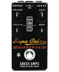 Greer Supa Cobra Overdrive Pedal