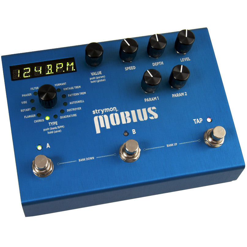 Strymon Mobius Multidimensional Modulation Pedal | Humbucker Music Strymon Mobius Multidimensional Modulation Pedal | Humbucker Music
