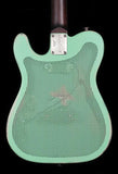 Trussart Deluxe Steelcaster in Surf Green on Cream w/ Roses