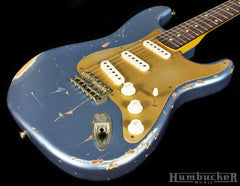 Nash S63 Guitar, Ice Blue Metallic w/ Gold PG