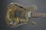 Trussart Deluxe Steelcaster - Rust on Cream - Dragon