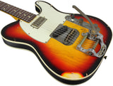 Nash TC-63 Guitar, 3 Tone Sunburst, Bigsby, Lollartron Neck