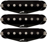 Lollar Strat Sixty-Four Pickup Set, Black