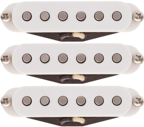 Lollar Strat Dirty Blonde Pickup Set, White