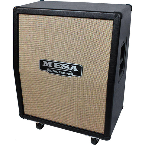 Mesa Boogie 2x12 Recto Vertical Slant Cab - Black w/ Tan Grill
