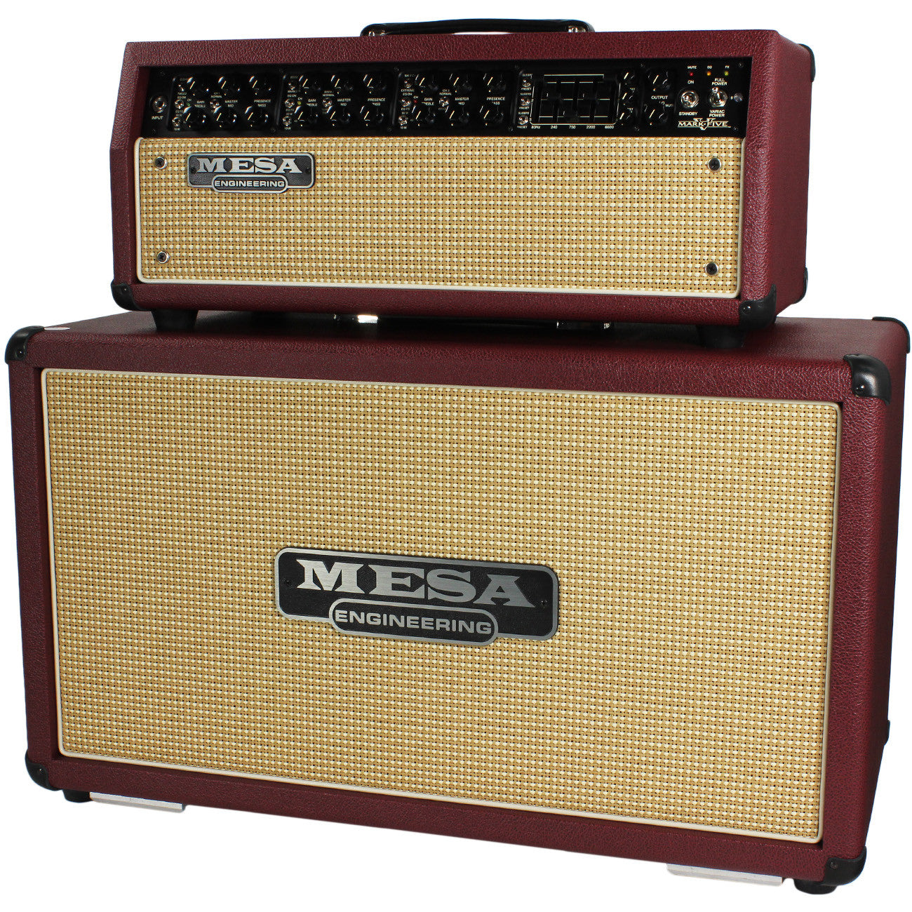 Mesa Boogie Mark V Custom Head Horizontal Cab Cabernet