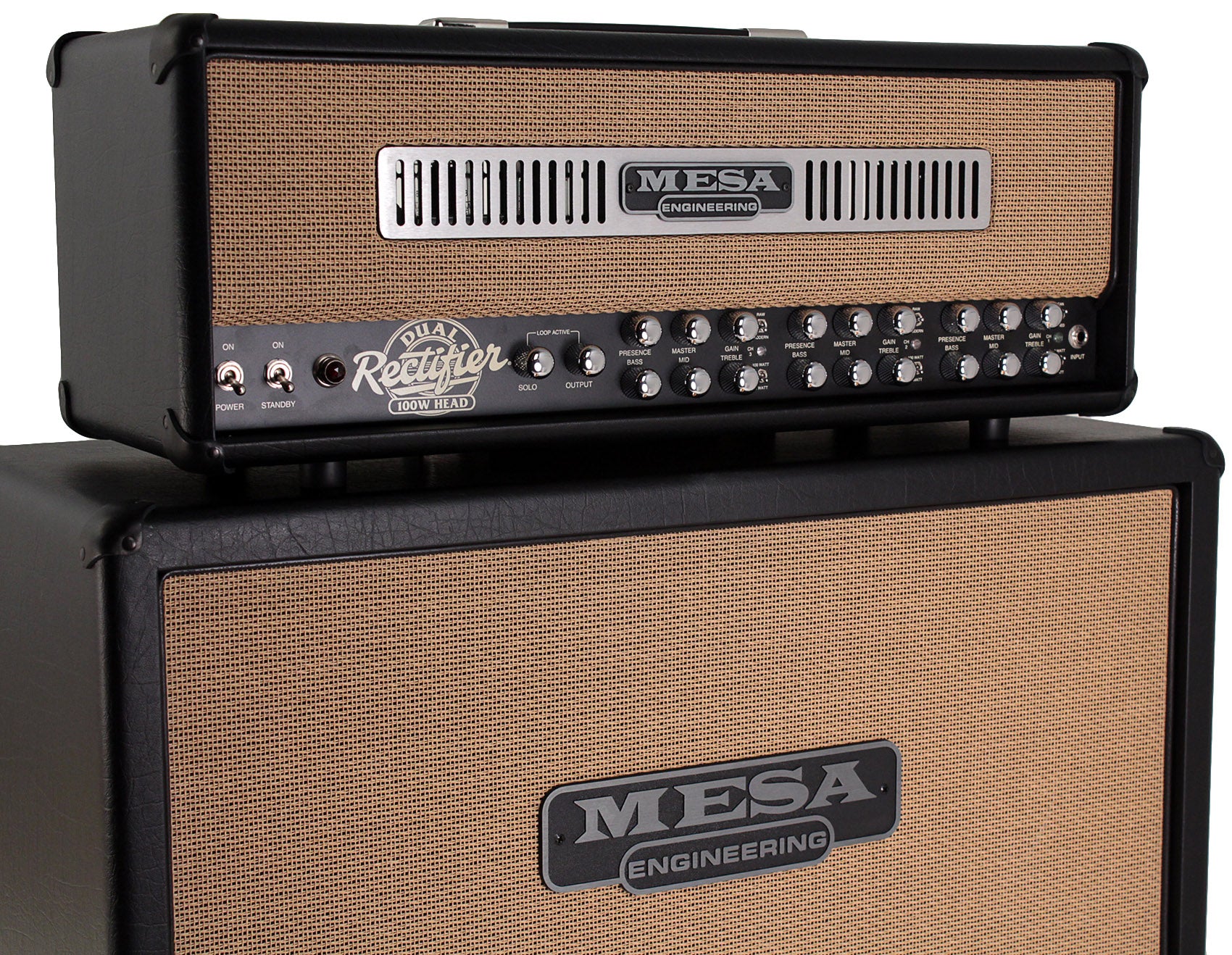 Mesa Boogie Dual Rectifier Head, 2x12 Horizontal Recto Cab, Custom Tan ...