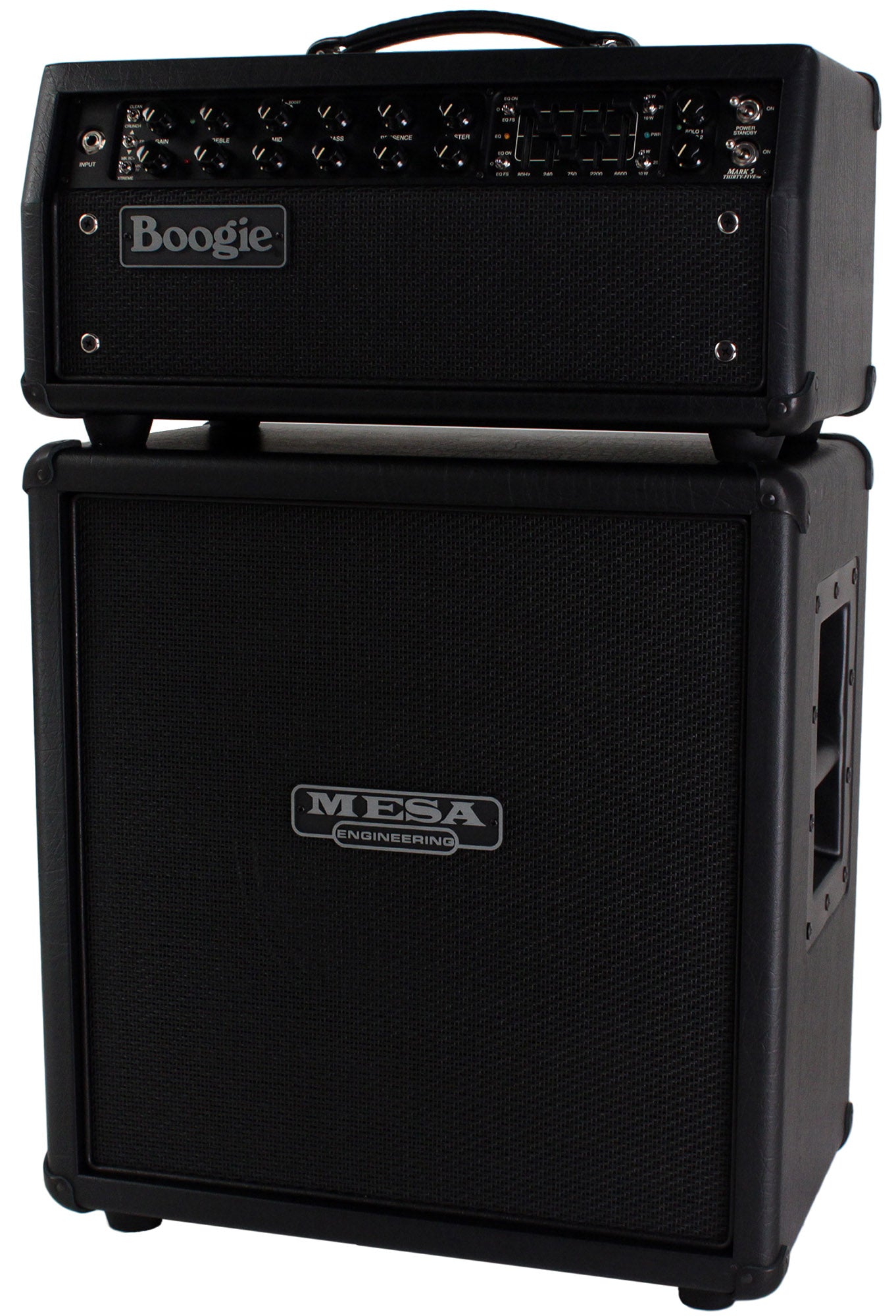 Mesa Boogie Mark Five 35 Head, Mini Recto 19 Straight Cab, Black 