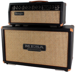 Mesa Boogie Mark V Custom Head, 2x12 Horizontal Recto Cab, Black, Wicker