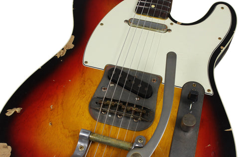 Nash TC-63 Guitar, 3 Tone Sunburst, Bigsby