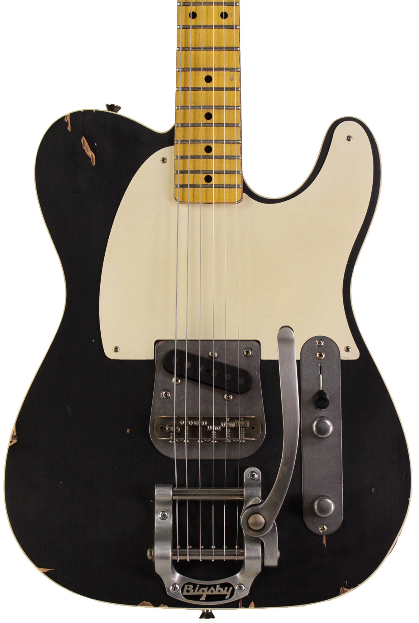 Nash E57 Guitar, Double Bound, Bigsby, Black | Humbucker Music