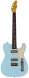 Nash GF-2 Gold Foil Guitar, Sonic Blue, Light Aging