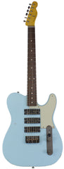 Nash GF-3 Gold Foil Guitar, Sonic Blue, Light Aging