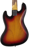 Nash JB-5 Bass Guitar, 3-Tone Sunburst, Light Aging