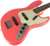 Nash JB-63 Bass Guitar, Salmon, Light Aging