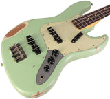 Nash JB-63 Bass Guitar, Surf Green