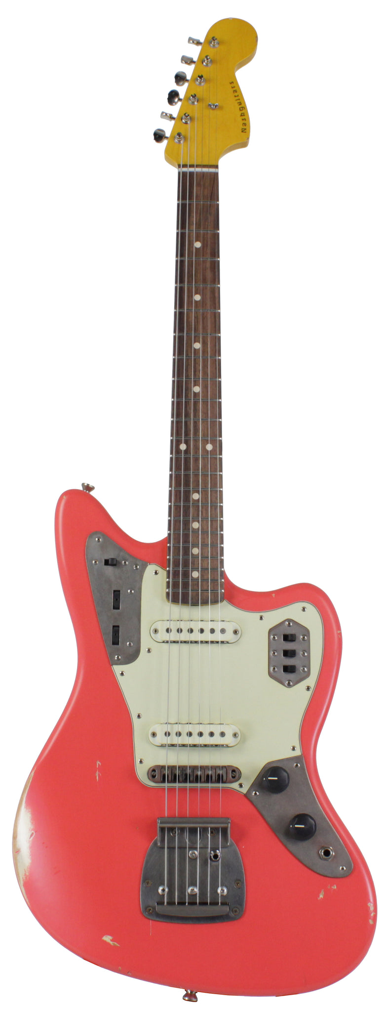 Nash Guitars JG63 Guitar, Fiesta Red | Humbucker Music