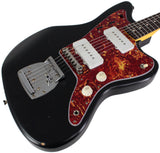 Nash JM-63 Jazzmaster Guitar, Black, P90's, Light Aging