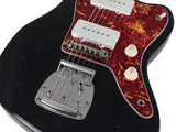 Nash JM-63 Jazzmaster Guitar, Black, P90's, Light Aging