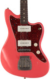 Nash JM-63 Jazzmaster Guitar, Fiesta Red, Light Aging