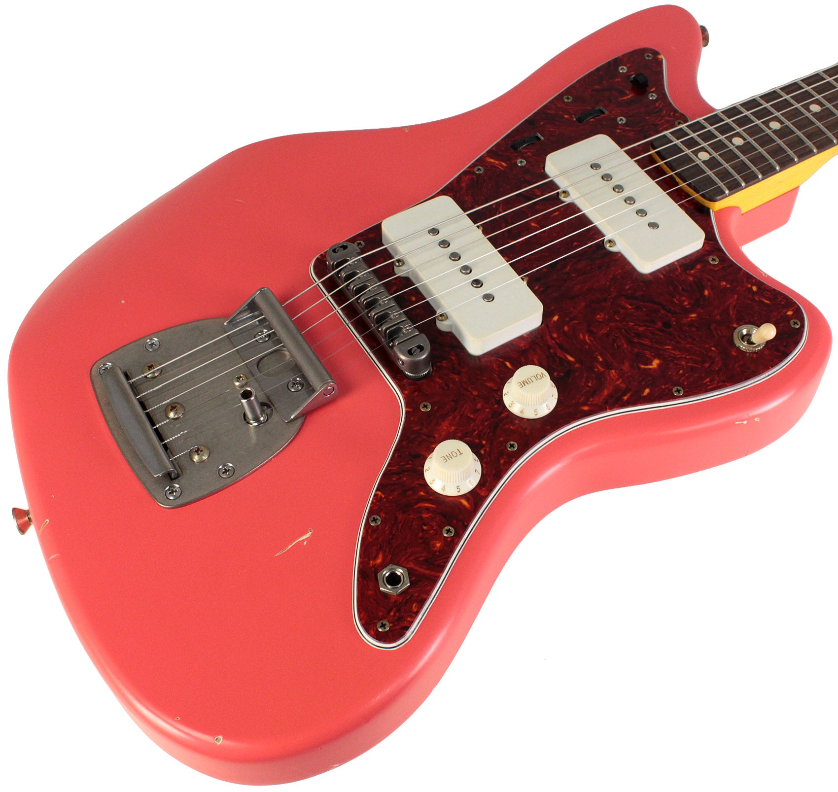 Nash JM63 Jazzmaster Guitar, 3 Tone Sunburst, Light Aging