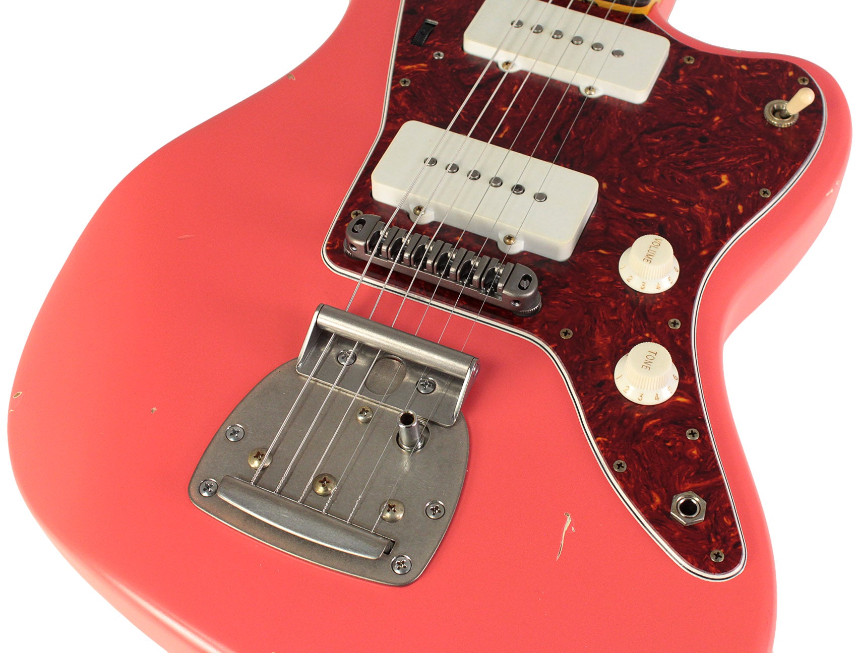 Nash JM63 Jazzmaster Guitar, Fiesta Red, Light Aging Nash JM63 Jazzmaster Guitar, Fiesta Red, Light Aging